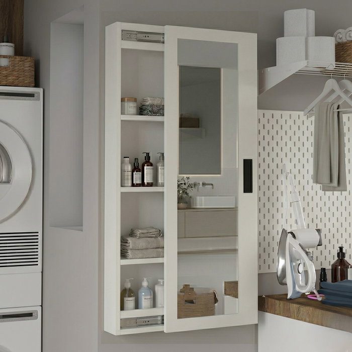 Hanah Home Lun1-W Estantería para Baño Blanca